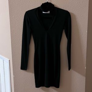 NWOT Black Choker Dress